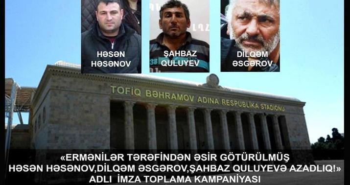 Girov soydaşlarımızla bağlı imza kampaniyası